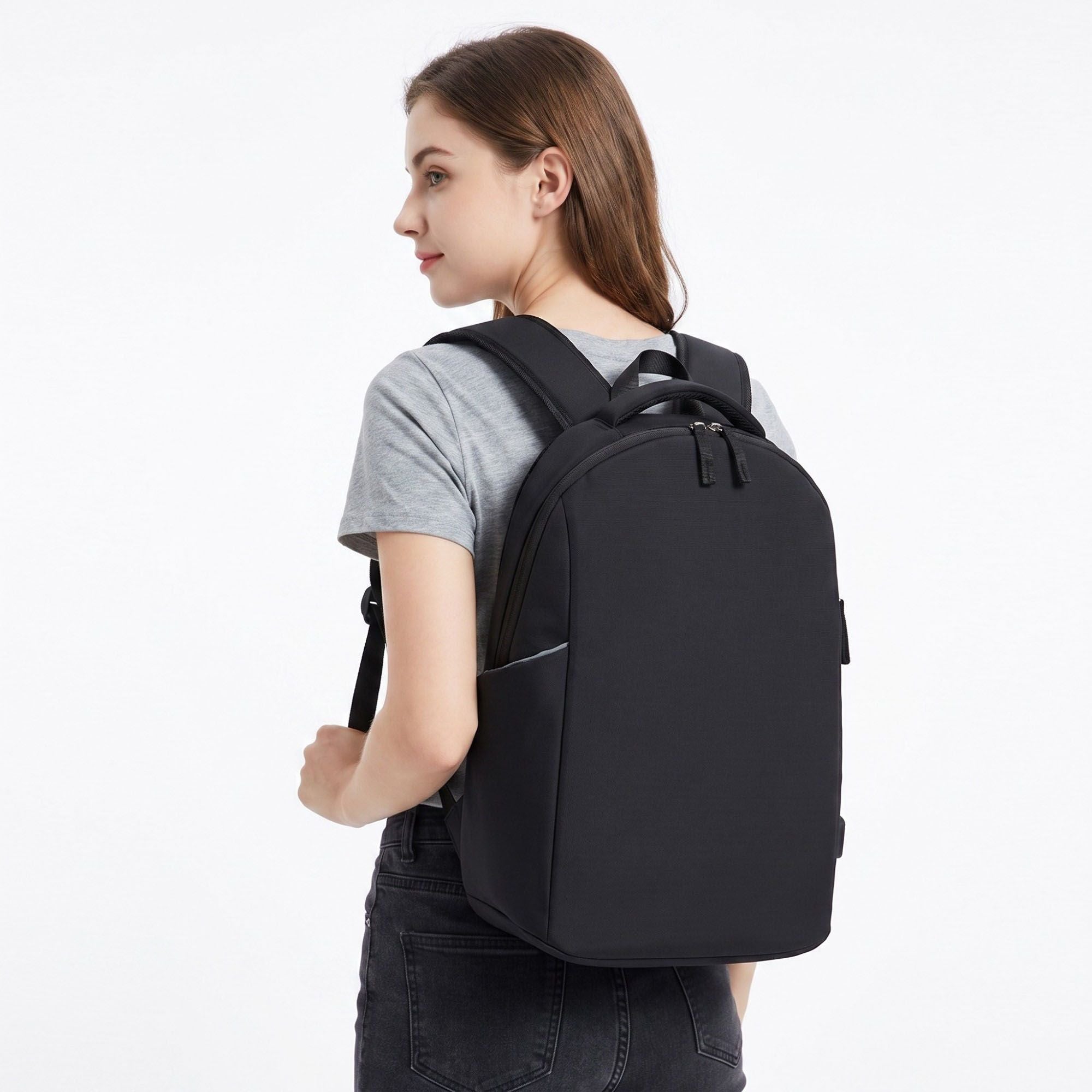 Essential Minimalist Laptop Backpack -  Commuter Daypack for Office, School, and Travel