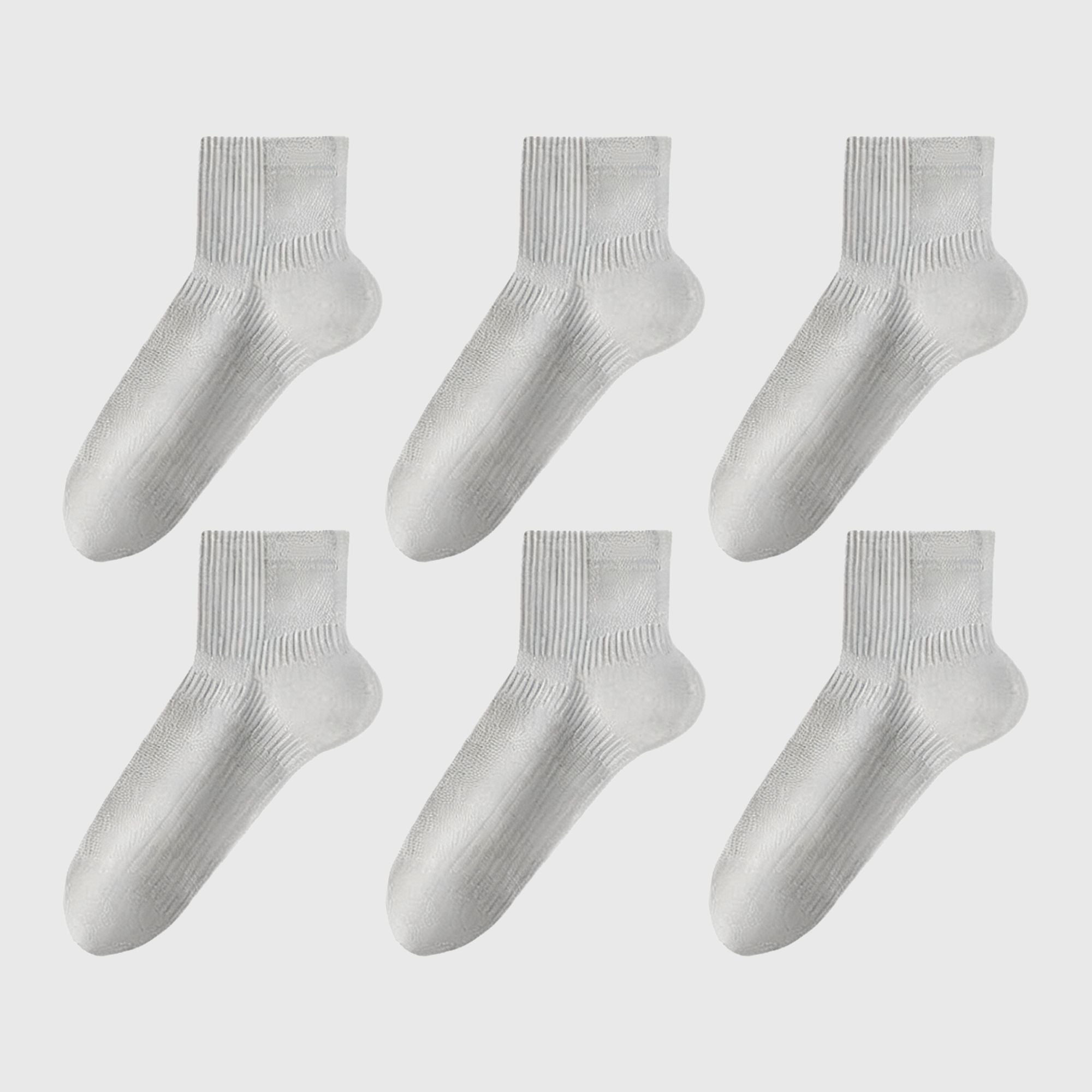 Anna-Kaci 6 pair Men's Breathable Ankle Socks