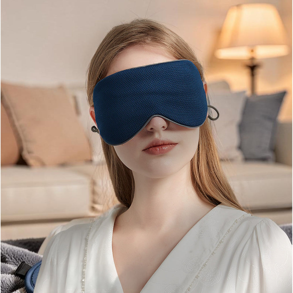 Anna-Kaci Dual-Sided Cooling and Warm Sleep Eye Mask with Adjustable Strap Lightweight Light Blocking Design