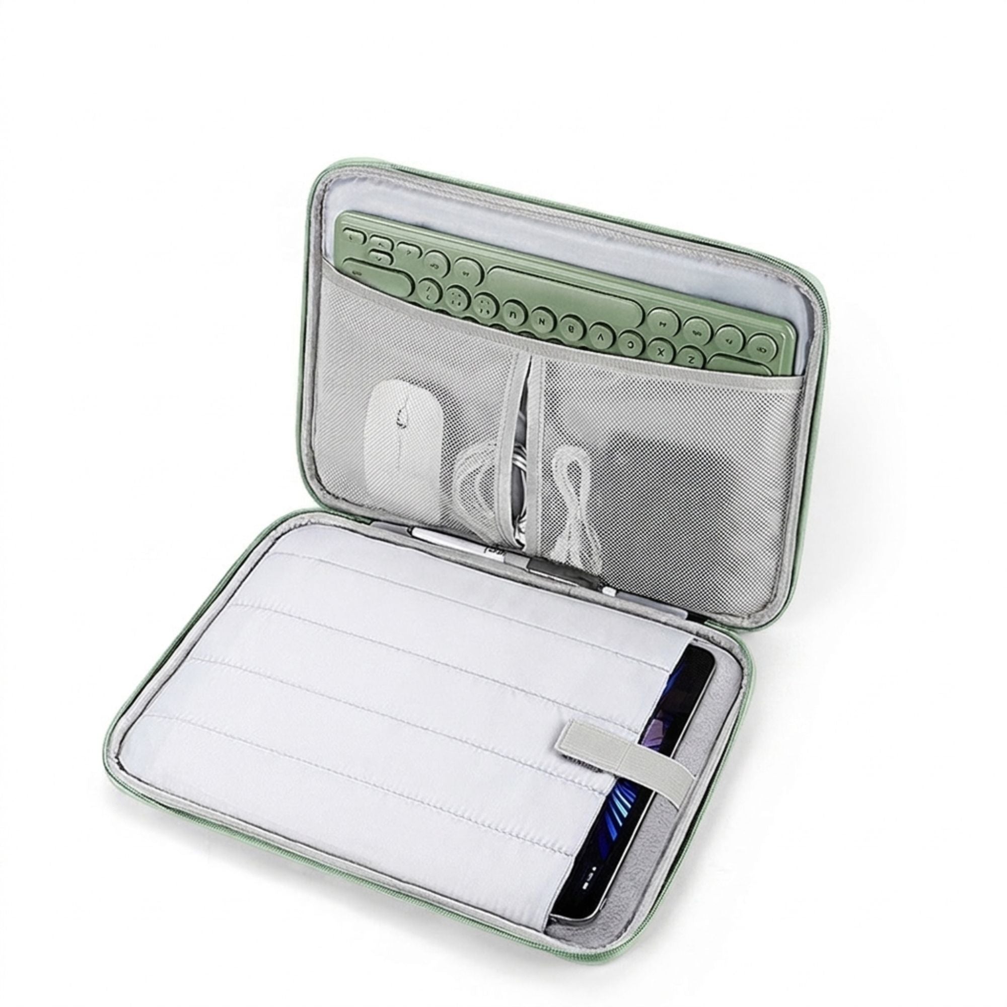Tablet Sleeve Organizer Case with Handle for Work School and Travel