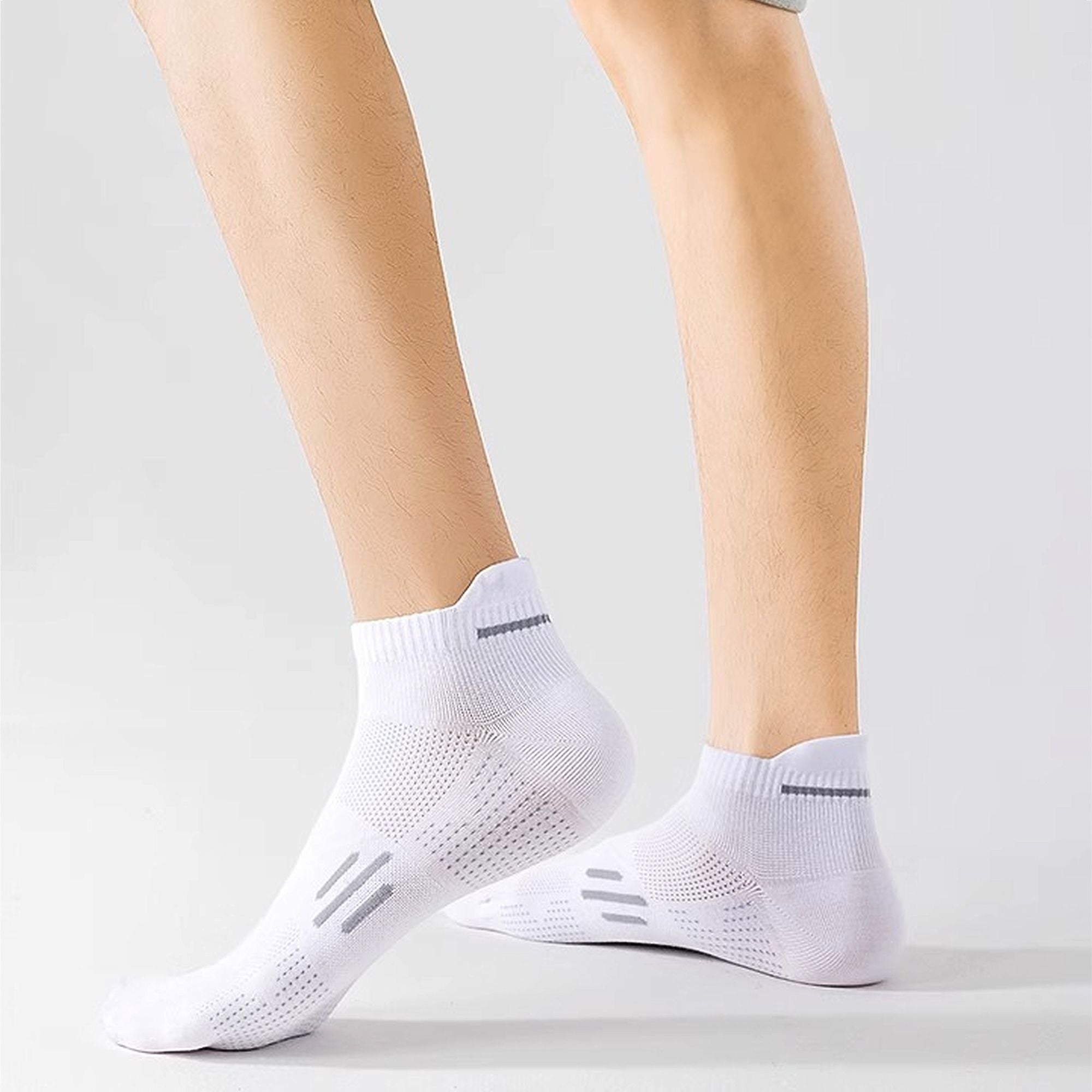 Anna-Kaci Men's 6pk Comfort Ankle - Length Athletic Socks