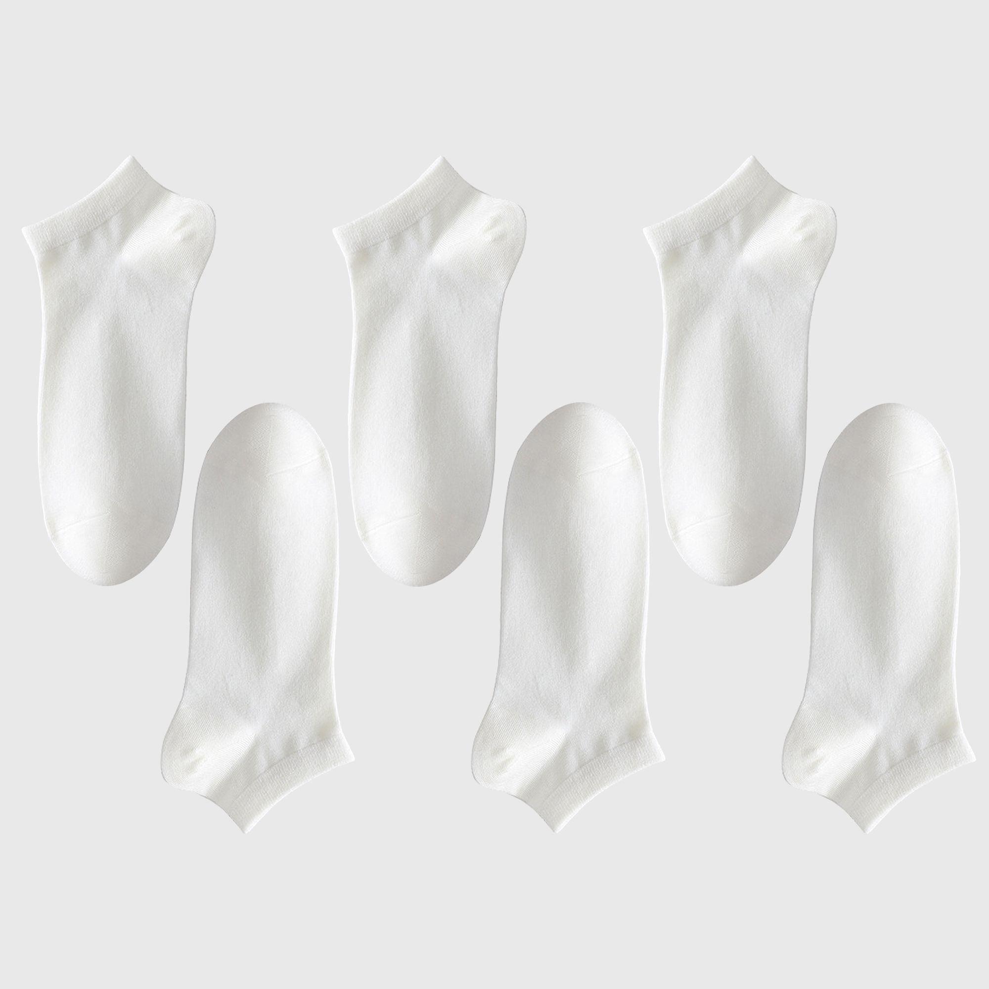 Anna-Kaci Men's Ankle - Length 6pk Comfort Casual Cotton Socks