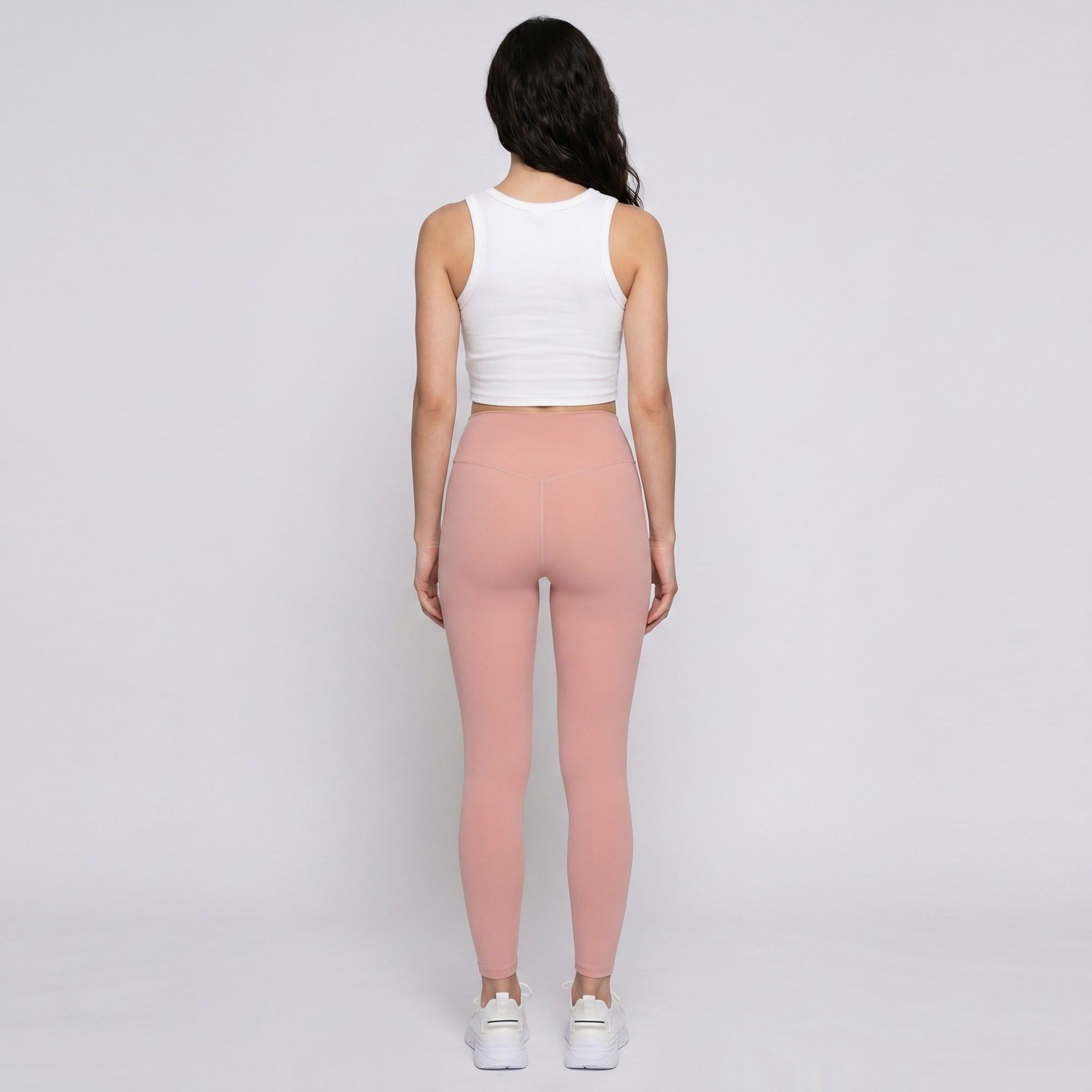 Anna-Kaci Women's High Waist Leggings with Back Contour Seam and Smooth Stretch Fit
