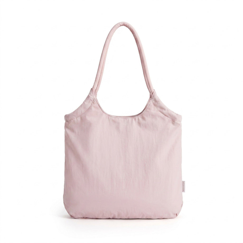 Soft Lightweight Shoulder Tote Bag with Double Rope Shoulder Straps and Roomy Open-Top Design 16.1x13x3.5in