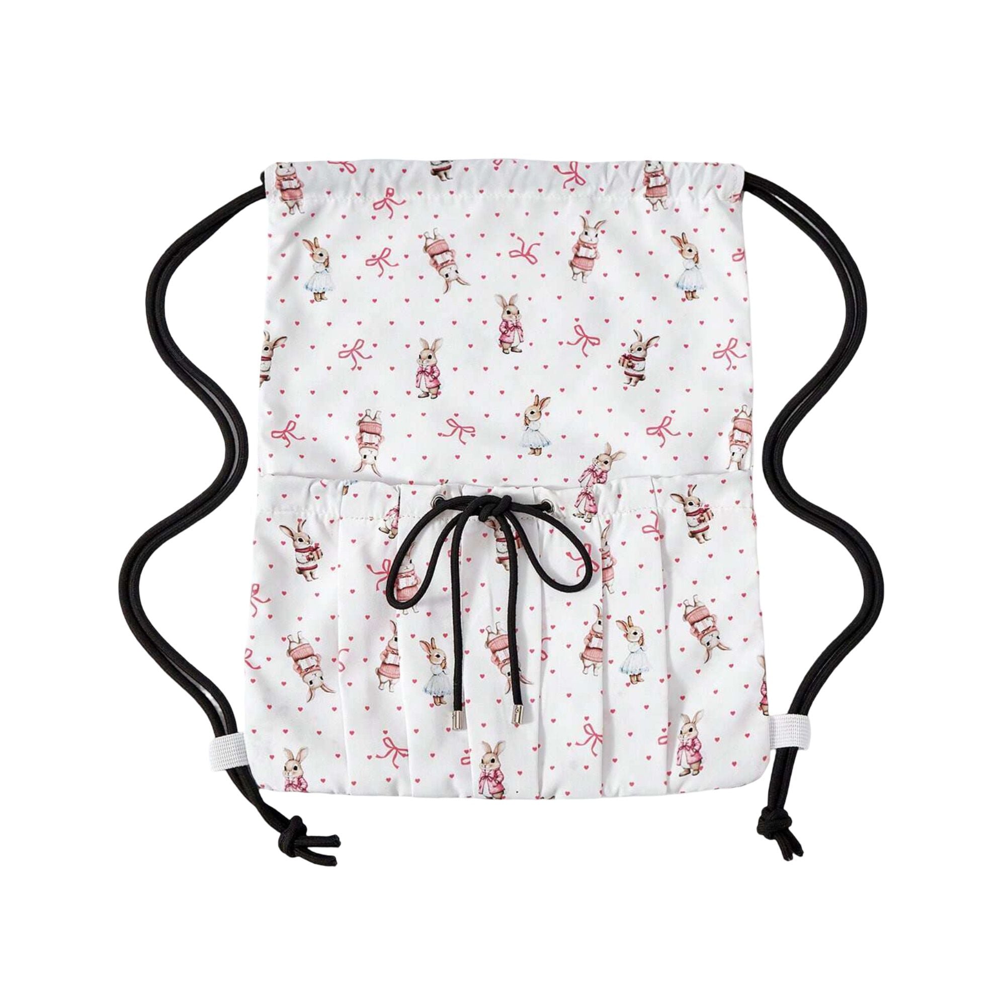 Printed Drawstring Backpack for Women, Large Capacity Lightweight Everyday Bag