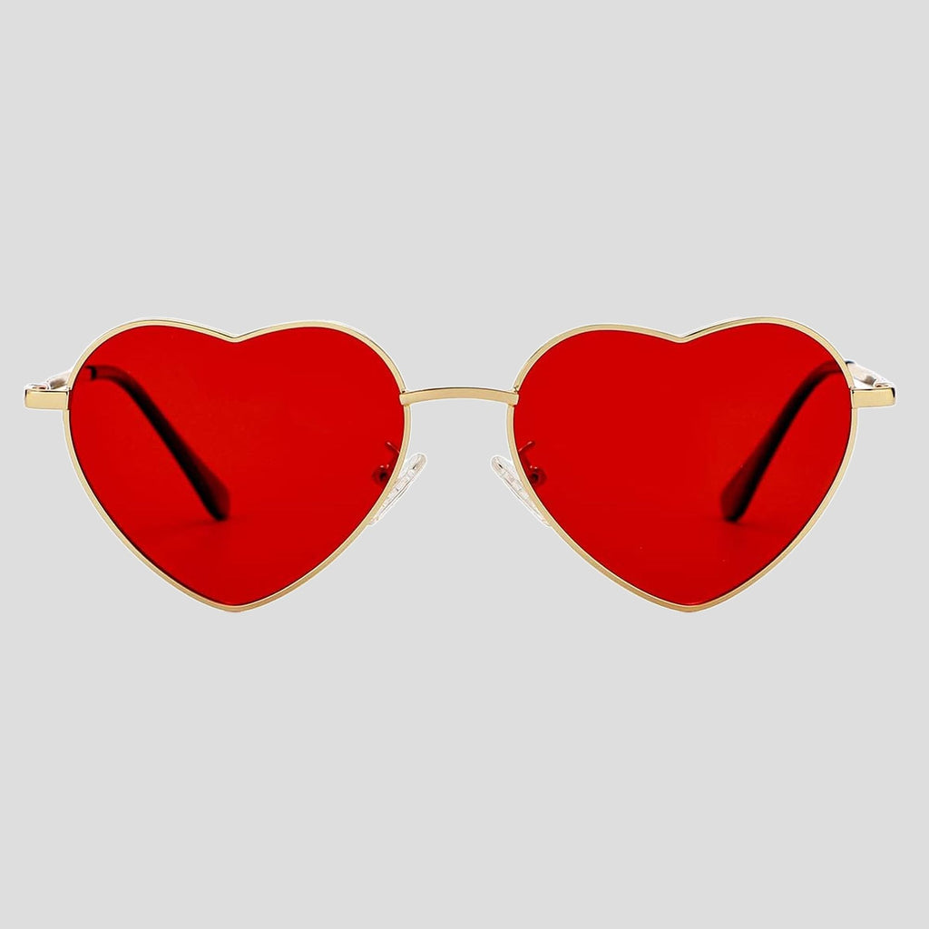 Anna-Kaci Women's Stylish Heart-Shaped Polarized Sunglasses UV400 Protection for Outdoor Activities