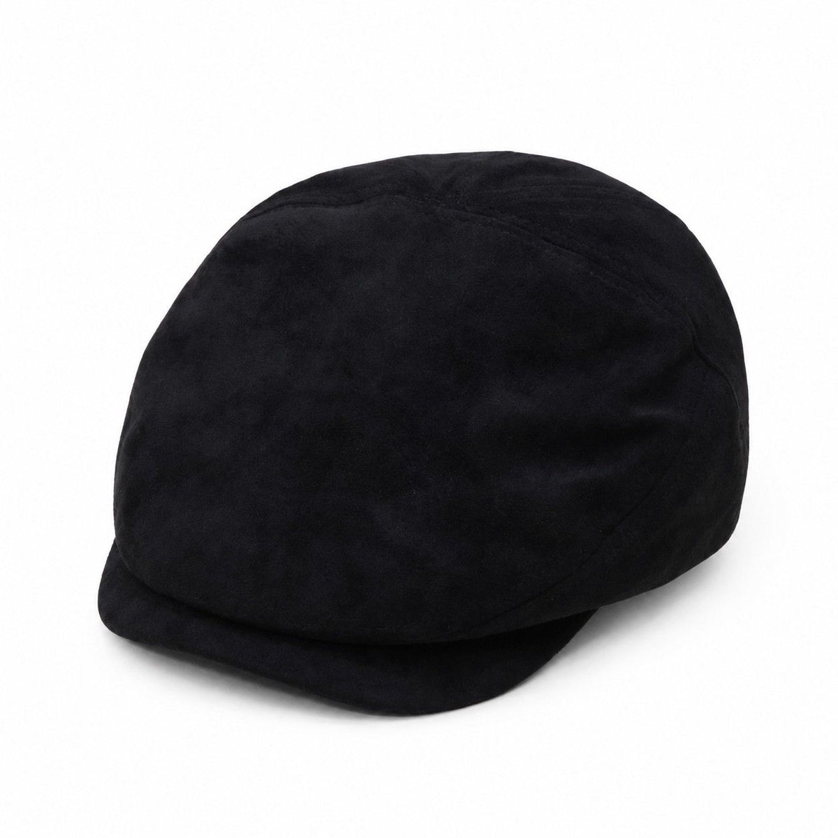Gorra de noticiero de ante sintético de ala corta estilo Baker Boy vintage