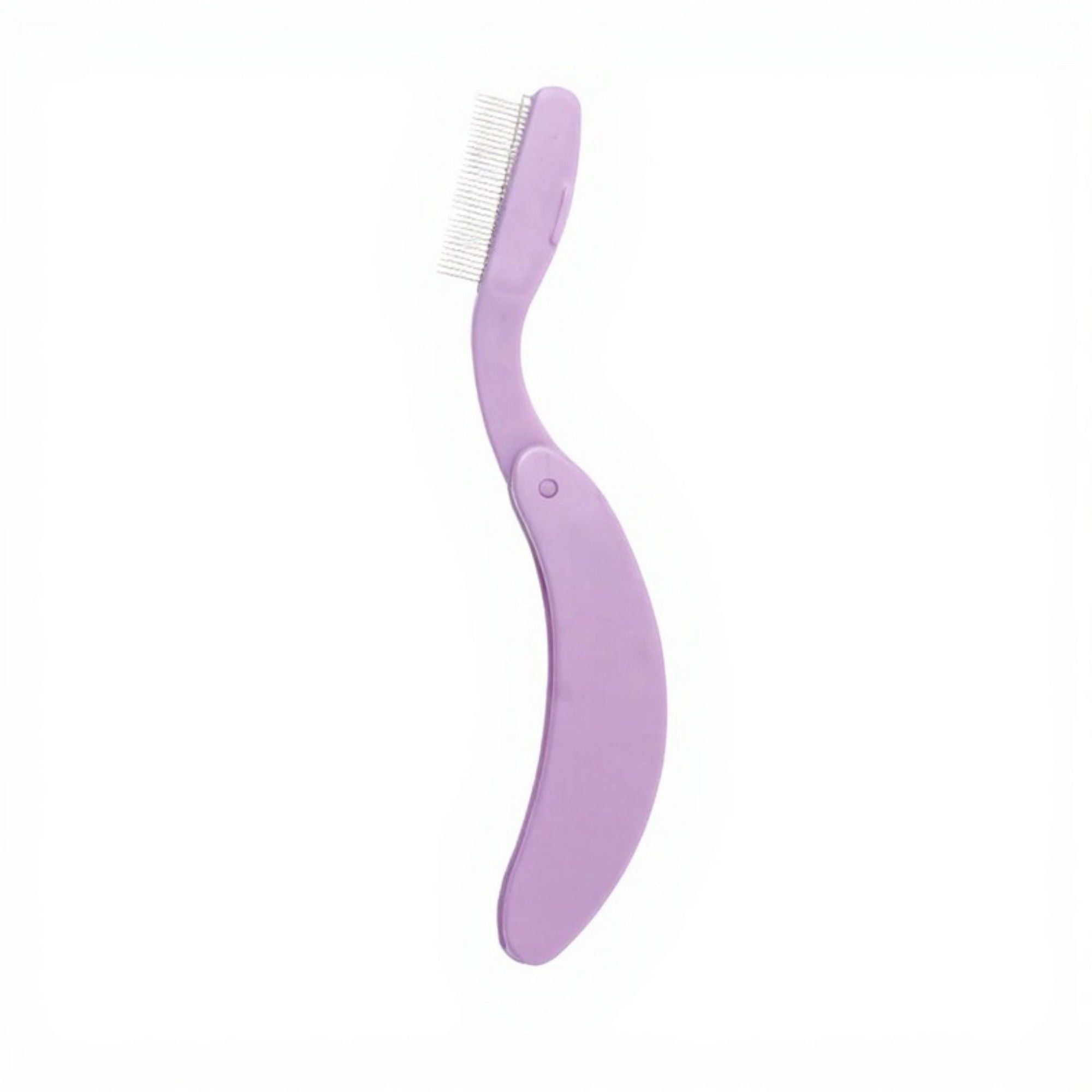 2-Piece Precision Facial Hair Removal Razor Set with Folding Handle for Eyebrow and Fine Grooming