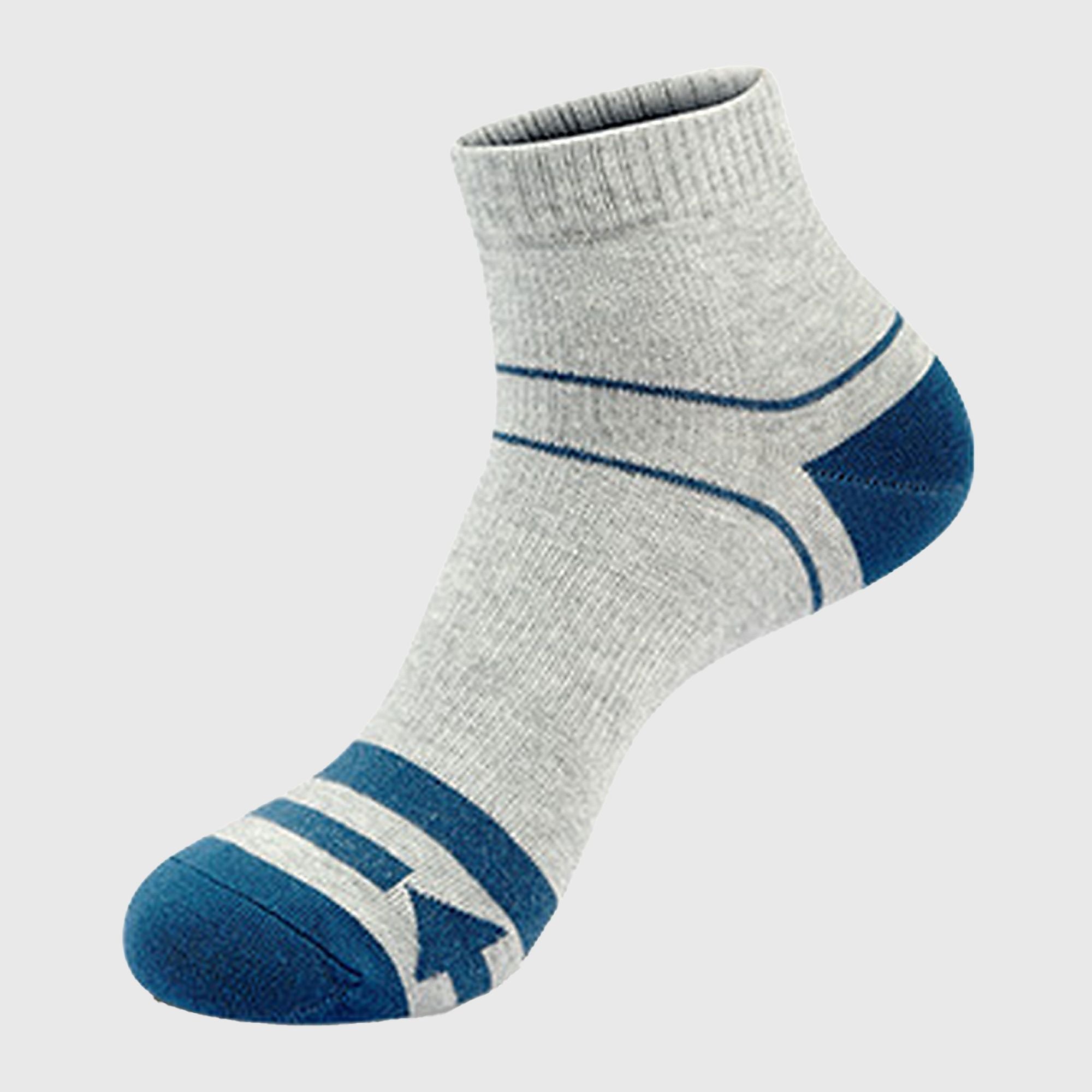 Anna-Kaci Men's 6pk Striped Ankle Socks