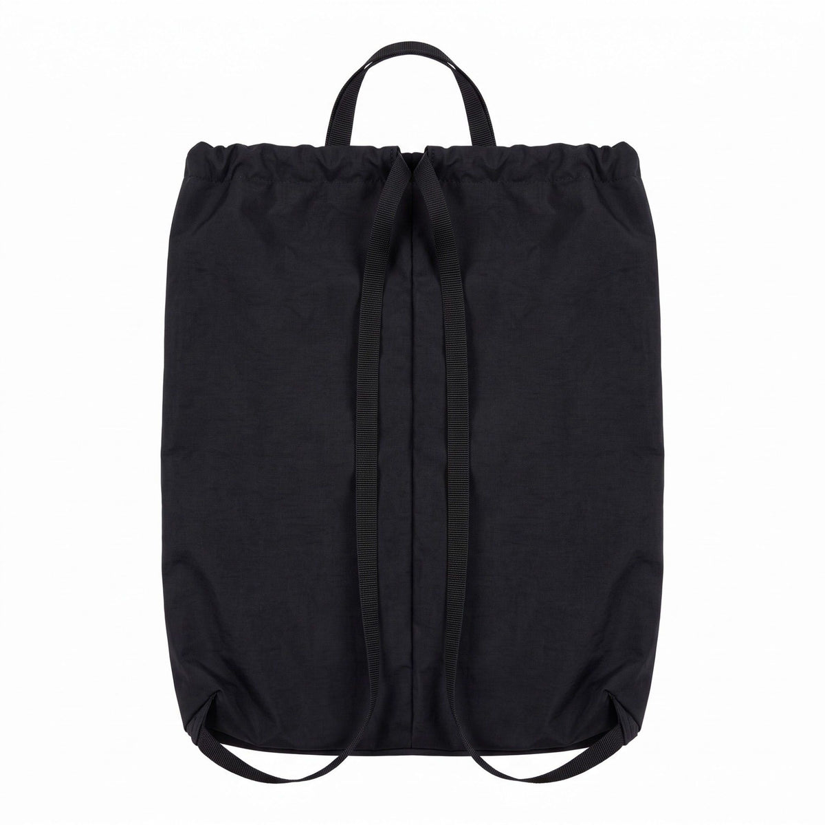 Drawstring Backpack with Front Zip Pocket Lightweight Casual Cinch Bag