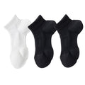 Anna-Kaci 3 Pairs Women's Ankle Athletic Socks Soft Cotton Cushioned Breathable Design with Ribbed Cuffs for Active Casual Wear