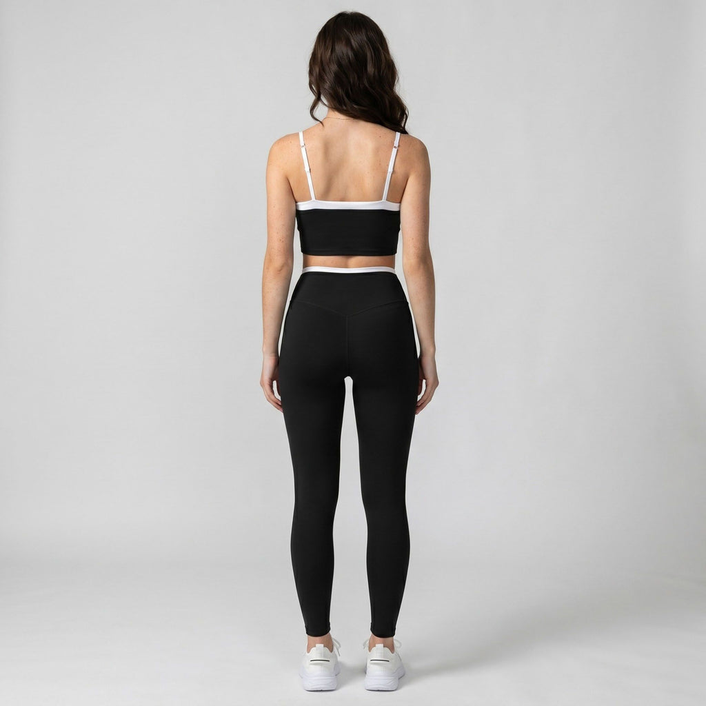 Padded Sleeveless Longline Sports Bra Tank Top Scoop Neck Workout Yoga Crop Top