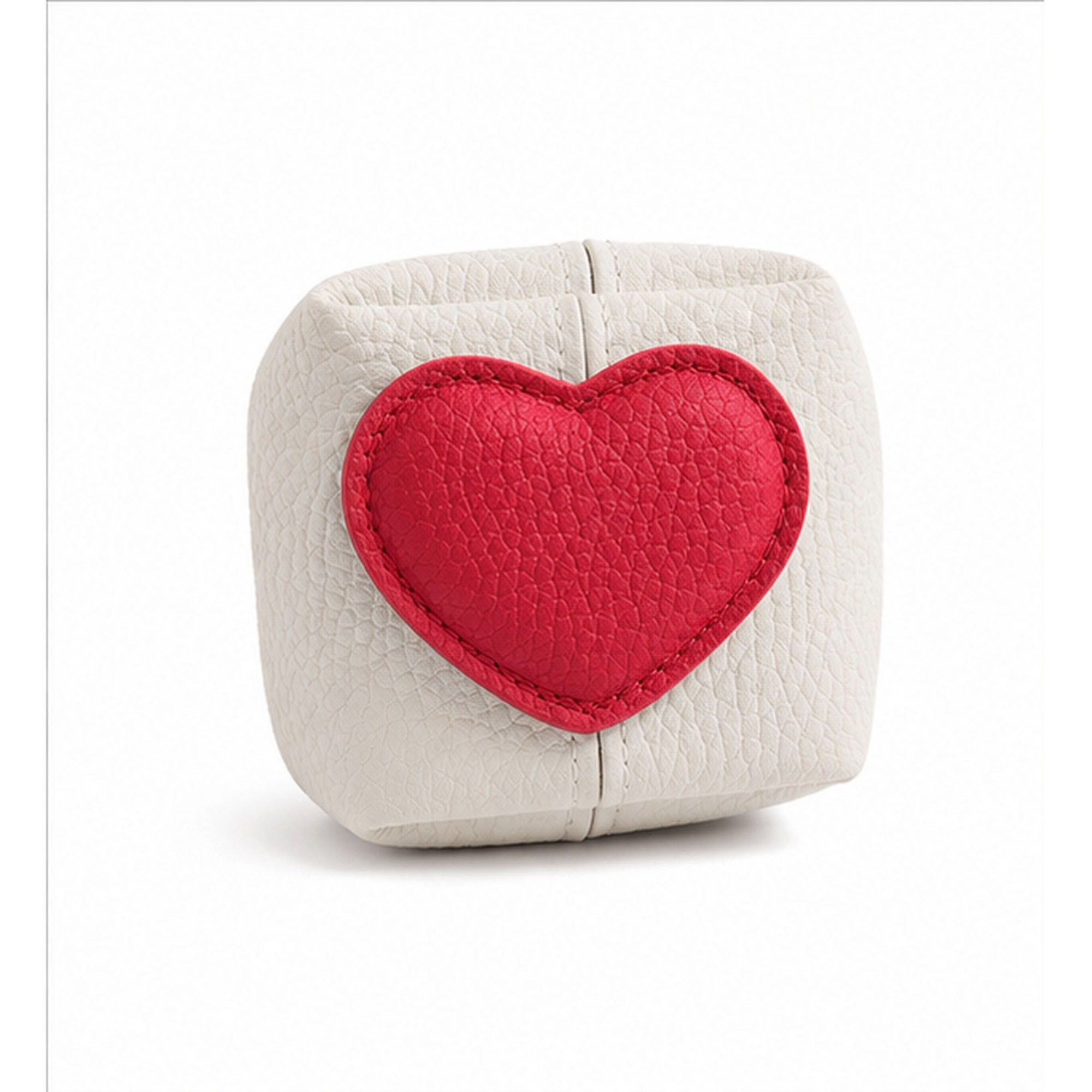 Heart Accent Mini Travel Jewelry Organizer Case