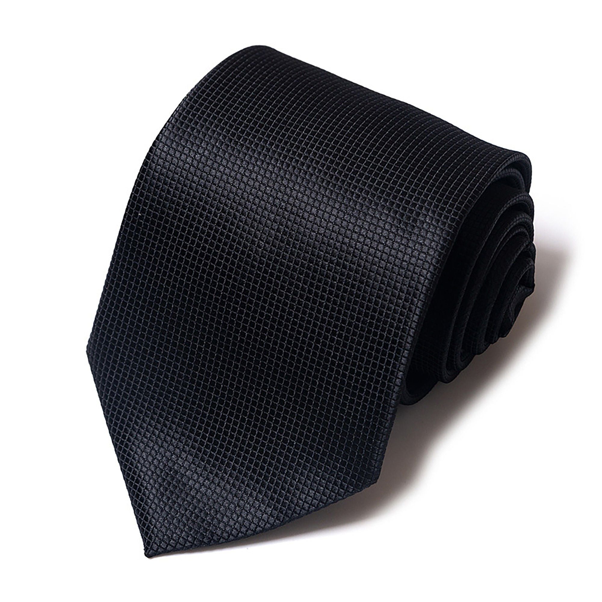 Alilang Men's Micro Dot Texture Tie Fine Woven Pattern Necktie Subtle Solid Look 57 Inch Length 3.1 Inch Width Formal Business Accessory