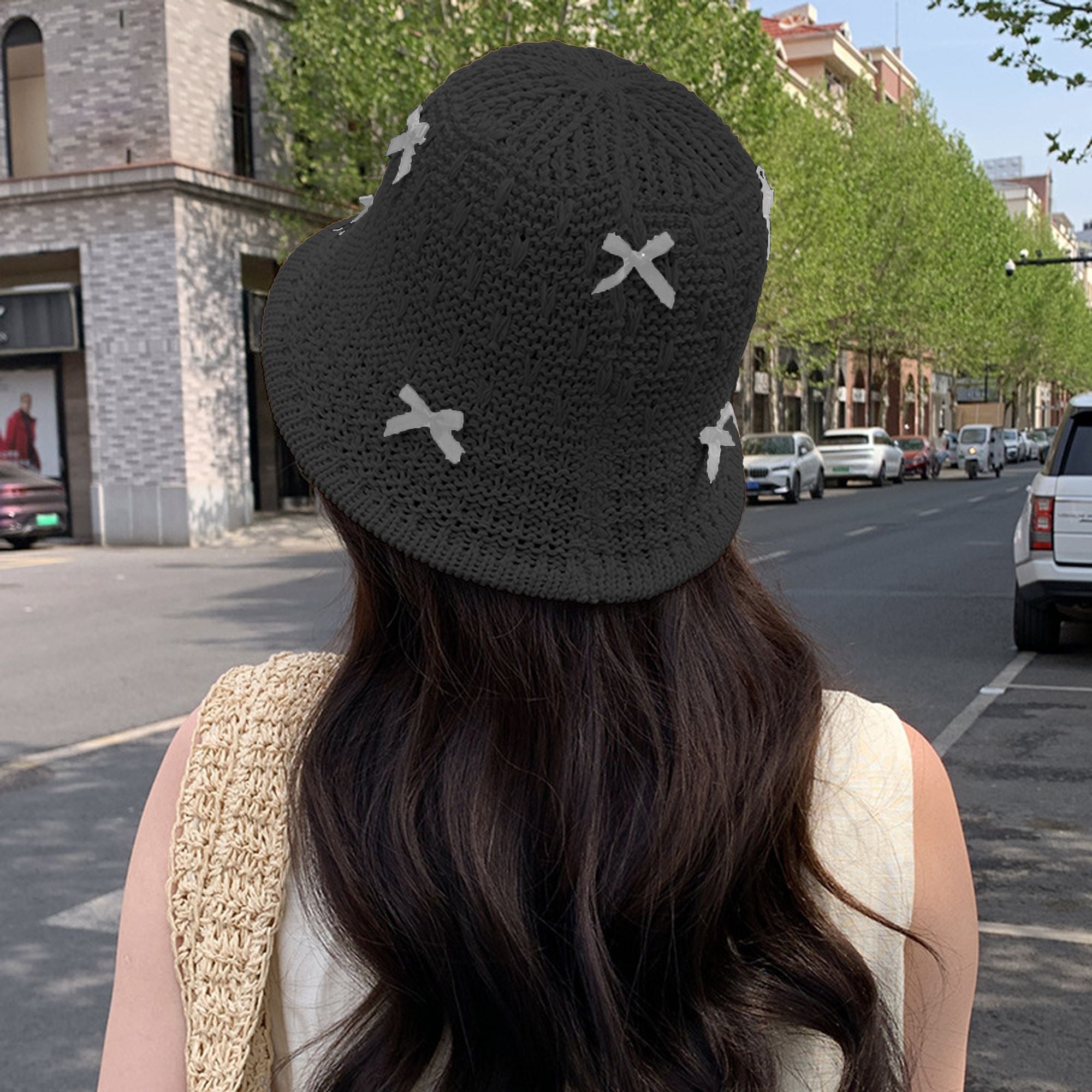 Anna-Kaci Women's Foldable Bucket Hat with Bow Accents