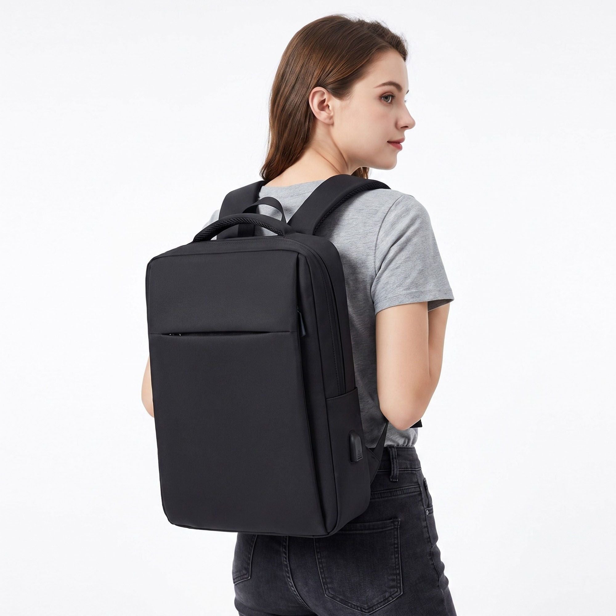 Modern Slim Laptop Backpack - Professional  Commuter Daypack for Office, School, and Travel