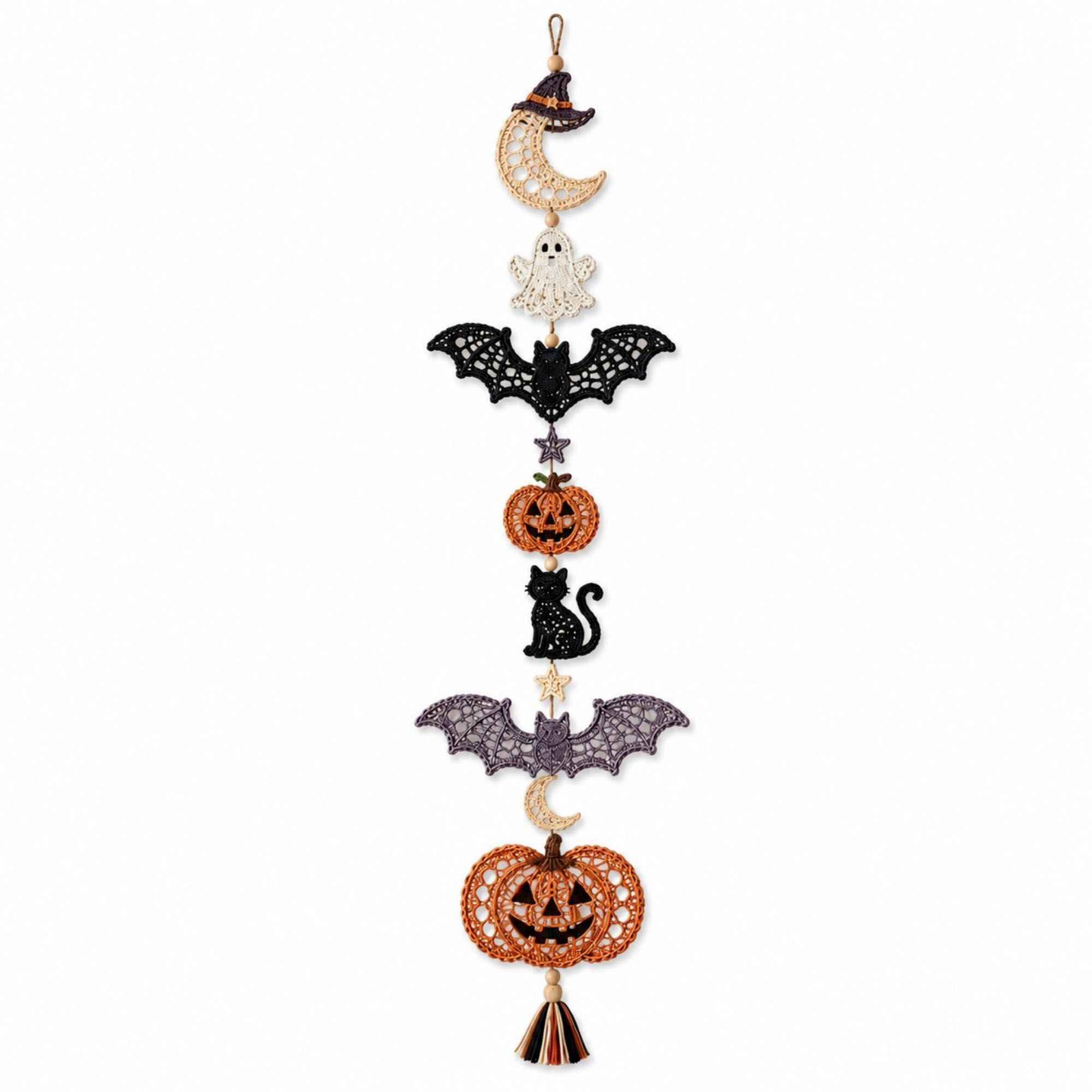 Halloween Crochet Hanging Ornament DIY Craft Kit