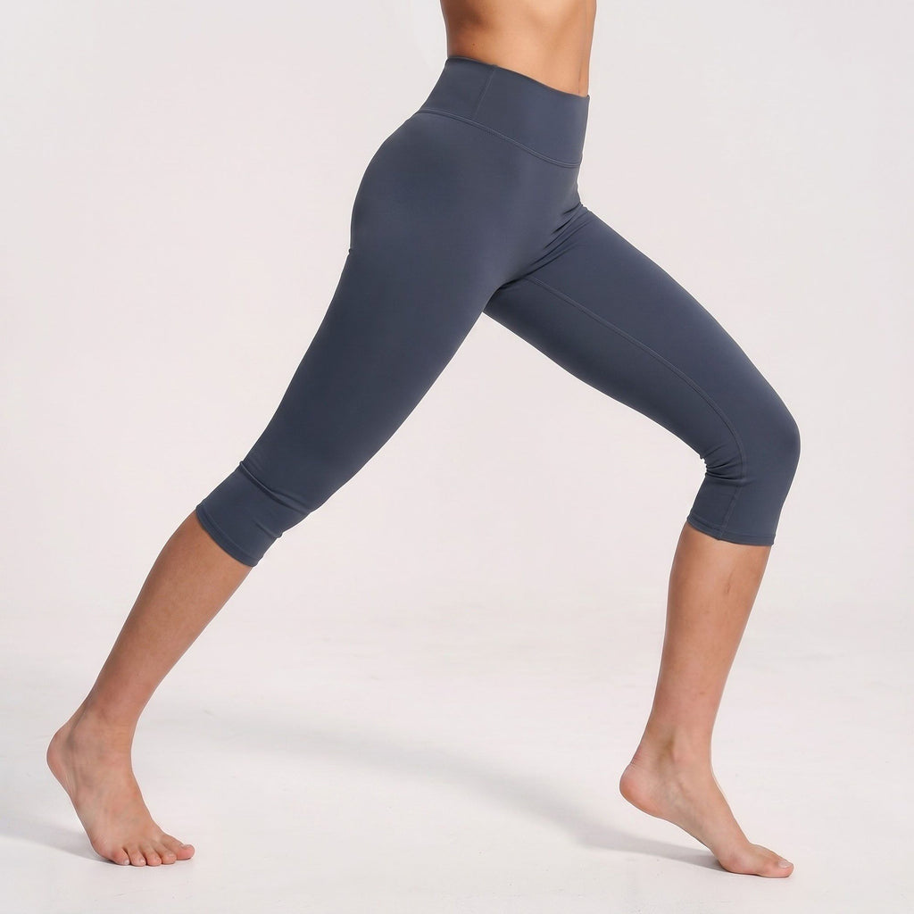 High Waist Capri Leggings Cropped Workout Yoga Pants