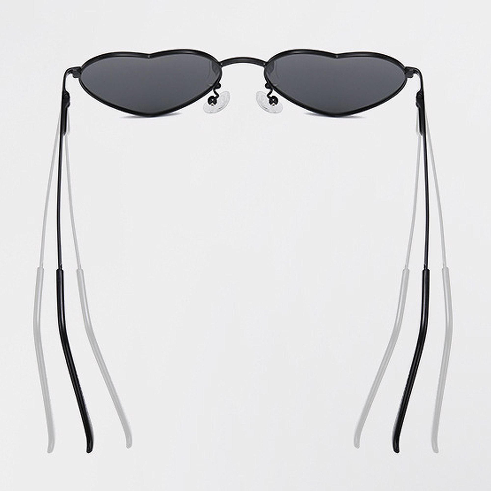 Anna-Kaci Women's Stylish Heart-Shaped Polarized Sunglasses UV400 Protection for Outdoor Activities