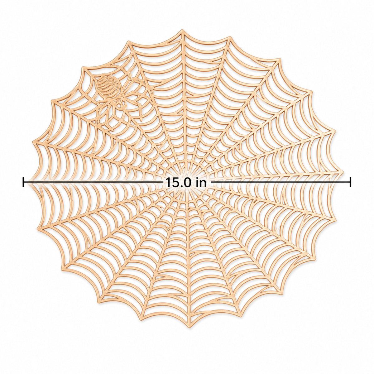 Halloween Spiderweb PVC Waterproof Non-Slip Placemat