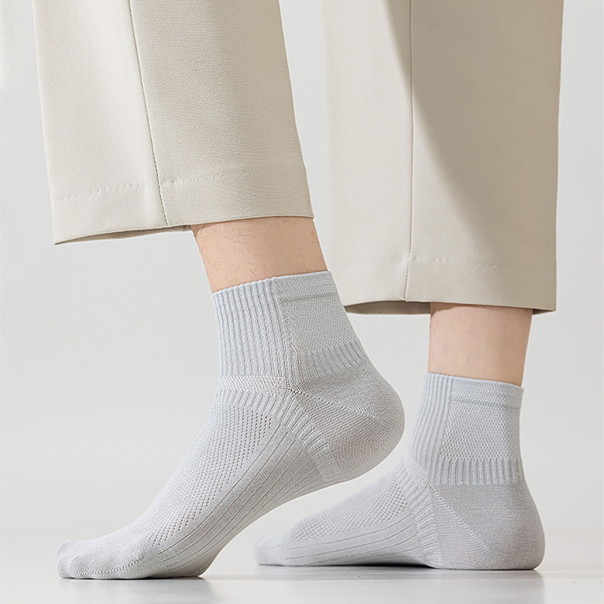 Anna-Kaci 6 pair Men's Breathable Ankle Socks
