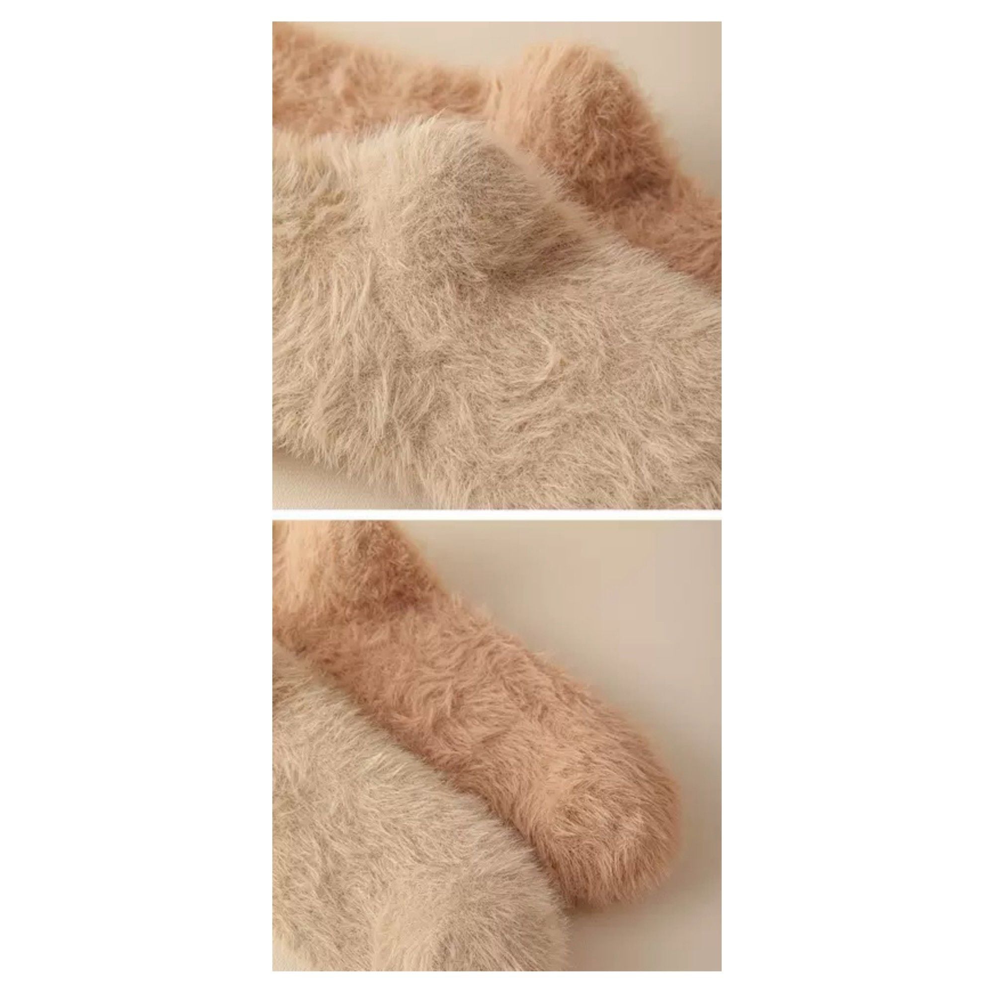 Anna-Kaci Women's 3-Pair Ultra-Plush Fuzzy Crew Socks with Soft Textured Finish US 5¨C10