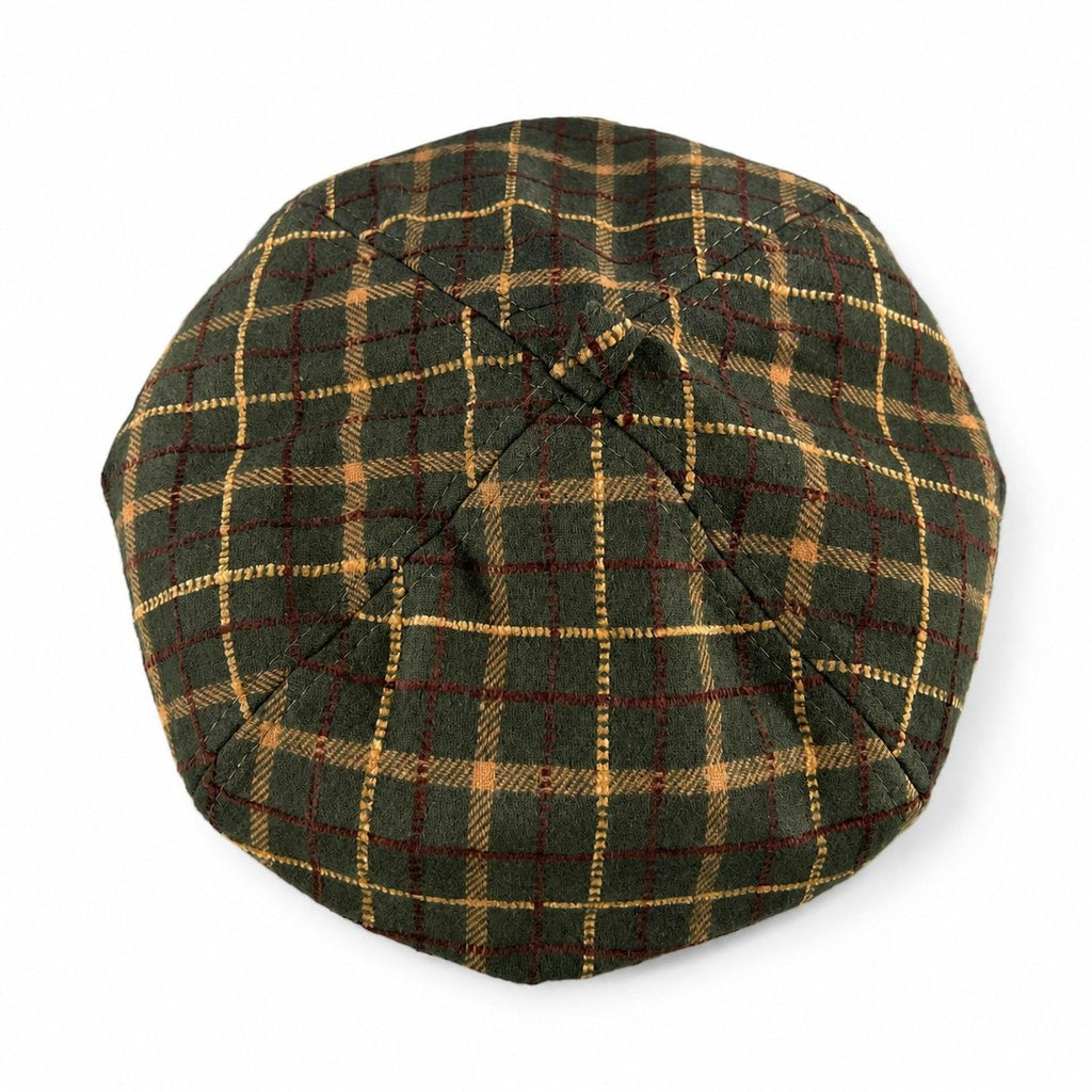 Plaid Beret Hat Vintage Painter Cap Soft Structured Fall Winter Style
