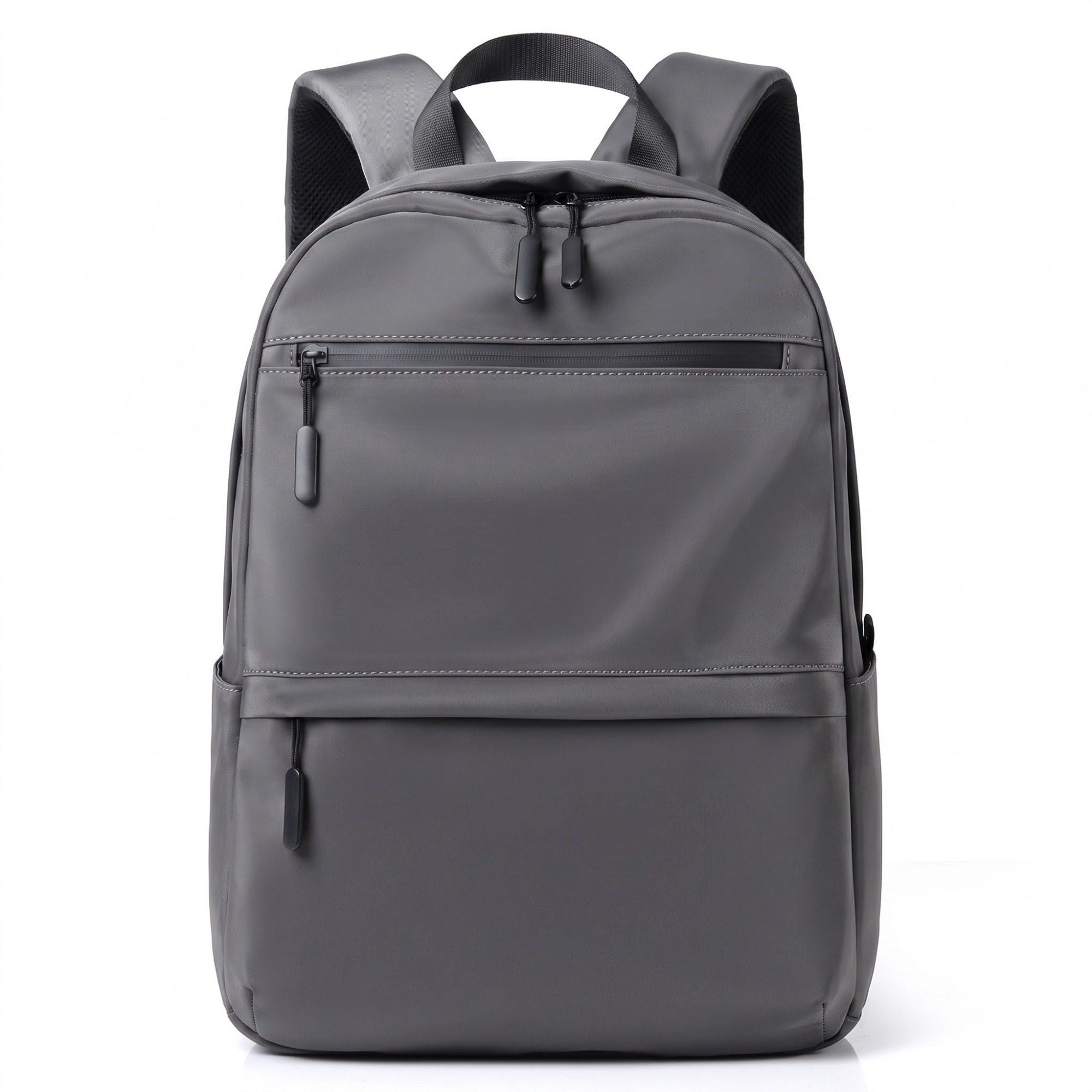 Multi-Pocket Commuter Backpack with Padded Shoulder Straps and Dual Side Pockets