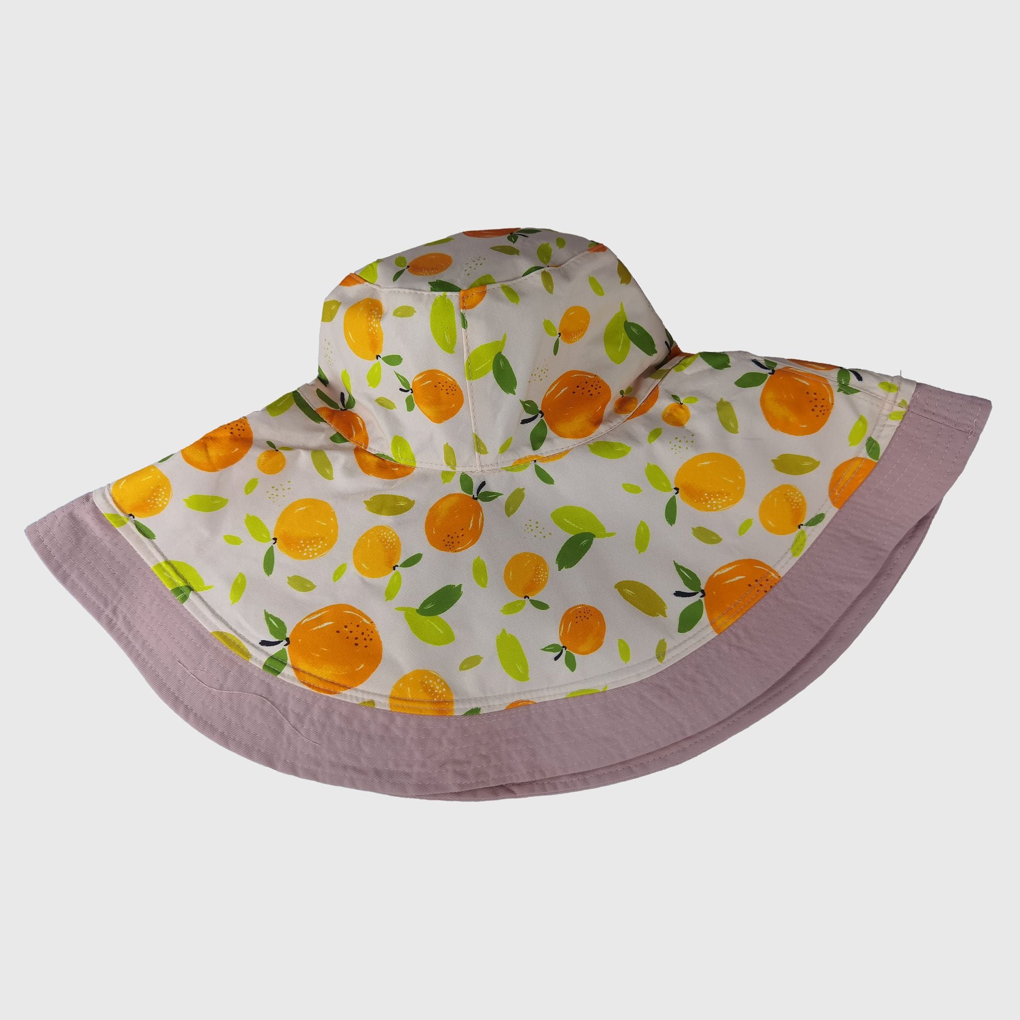 Anna-Kaci Women's Reversible Wide - Brim Sun Hat with Fruit Pattern Lining