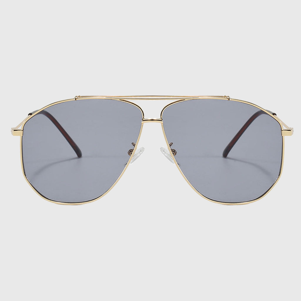 Anna-Kaci Women's Retro Aviator Sunglasses Gold Frame