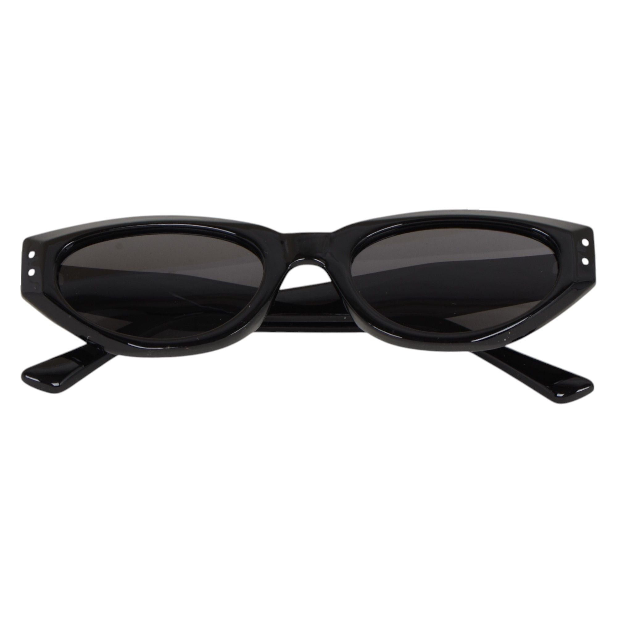Anna-Kaci Women's Retro Street Style Cat Eye Small Frame Polarized Sunglasses UV400 Protection