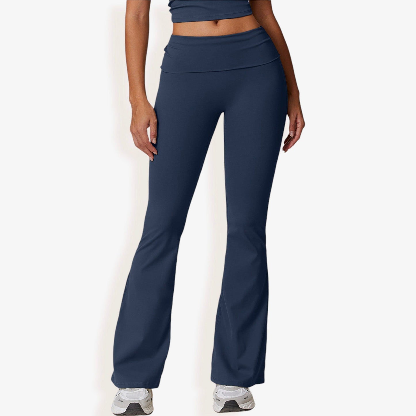 Flared High Waist Yoga Pants for Activewear and Everyday Comfort