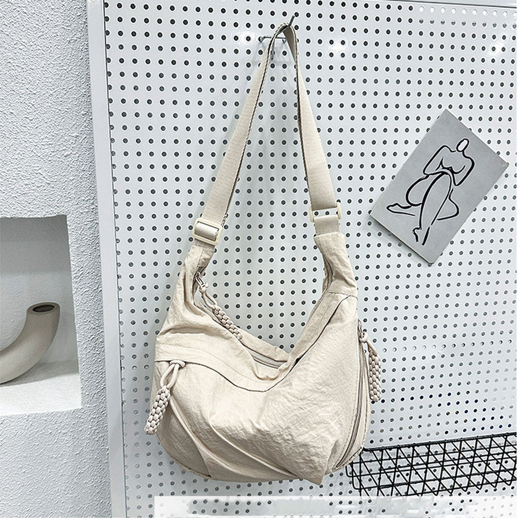 Anna-Kaci Women's Casual Canvas Hobo Shoulder Bag