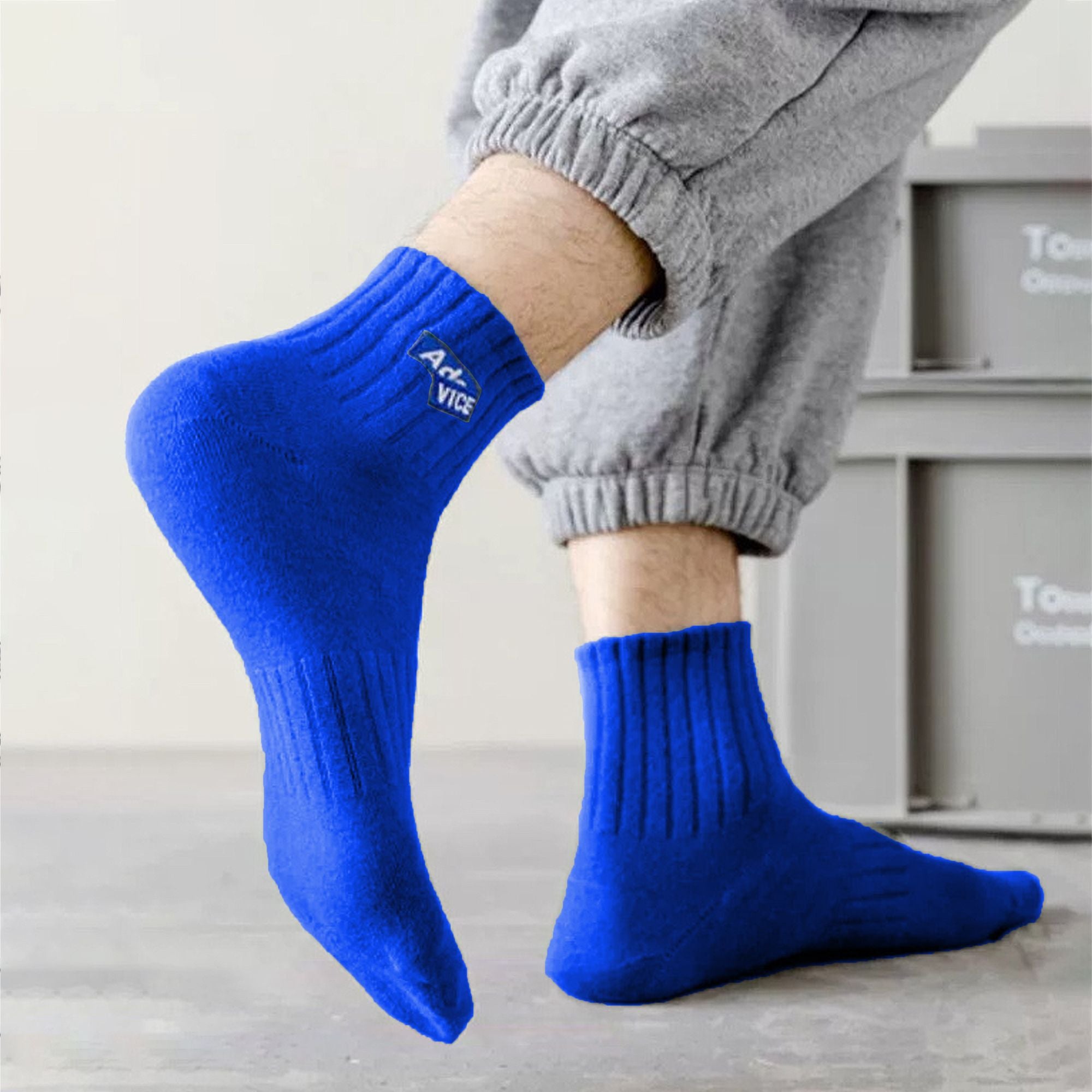 Anna-Kaci 6pk Men's Sports Ankle Socks