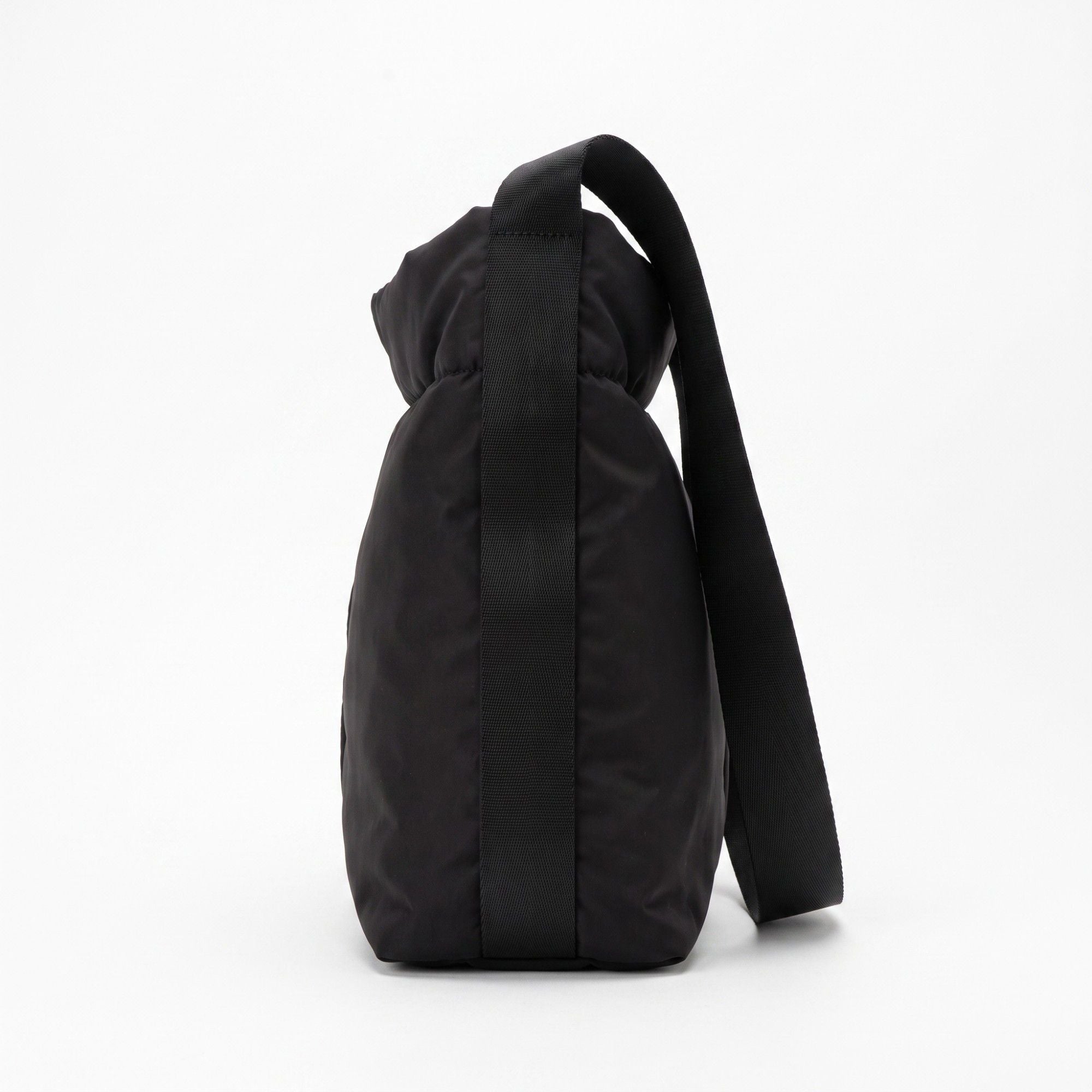 Vertical Seam Padded Hobo Tote Bag with Dual Convertible Straps for Shoulder Crossbody Wear 9.4x8.7x4.7in