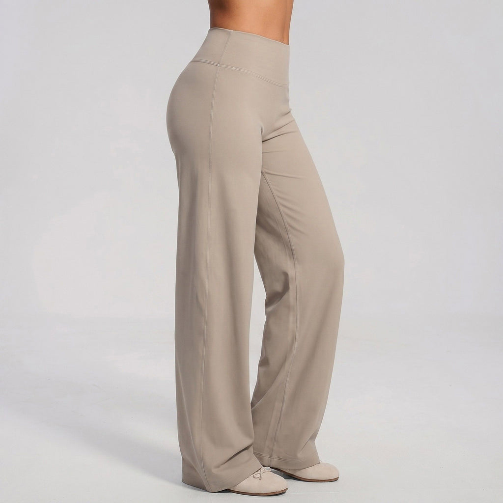 High Waisted Wide Leg Yoga Pants Loose Fit Workout Lounge Pants