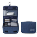 Hanging Toiletry Bag with Multiple Compartments Zipper Closure Travel Organizer Cosmetic Storage Case Portable