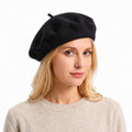 Wool Beret Hat Classic French Painter Cap Soft Felt Everyday Style