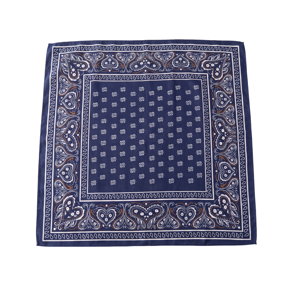 Paisley Print Square Bandana Scarf for Hair Neck and Bag Accessories 26.8¡Á26.8 Inches