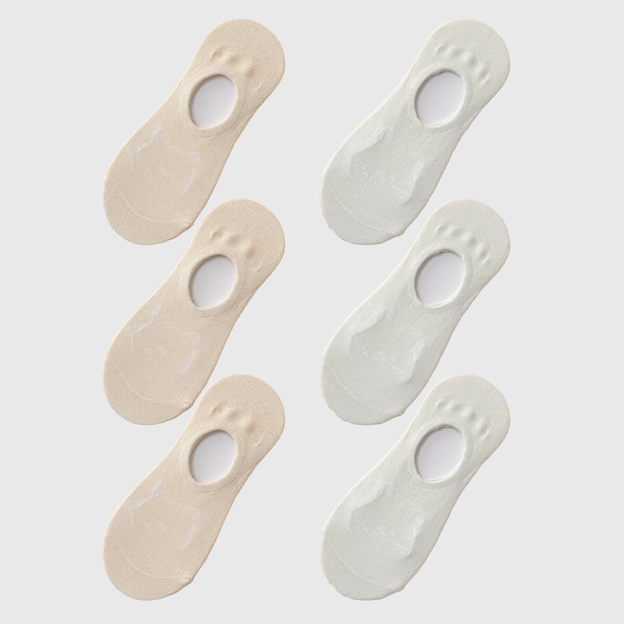 Anna-Kaci Women's Non-slip No Show Socks 6pk Invisible Liner Adorable Bear