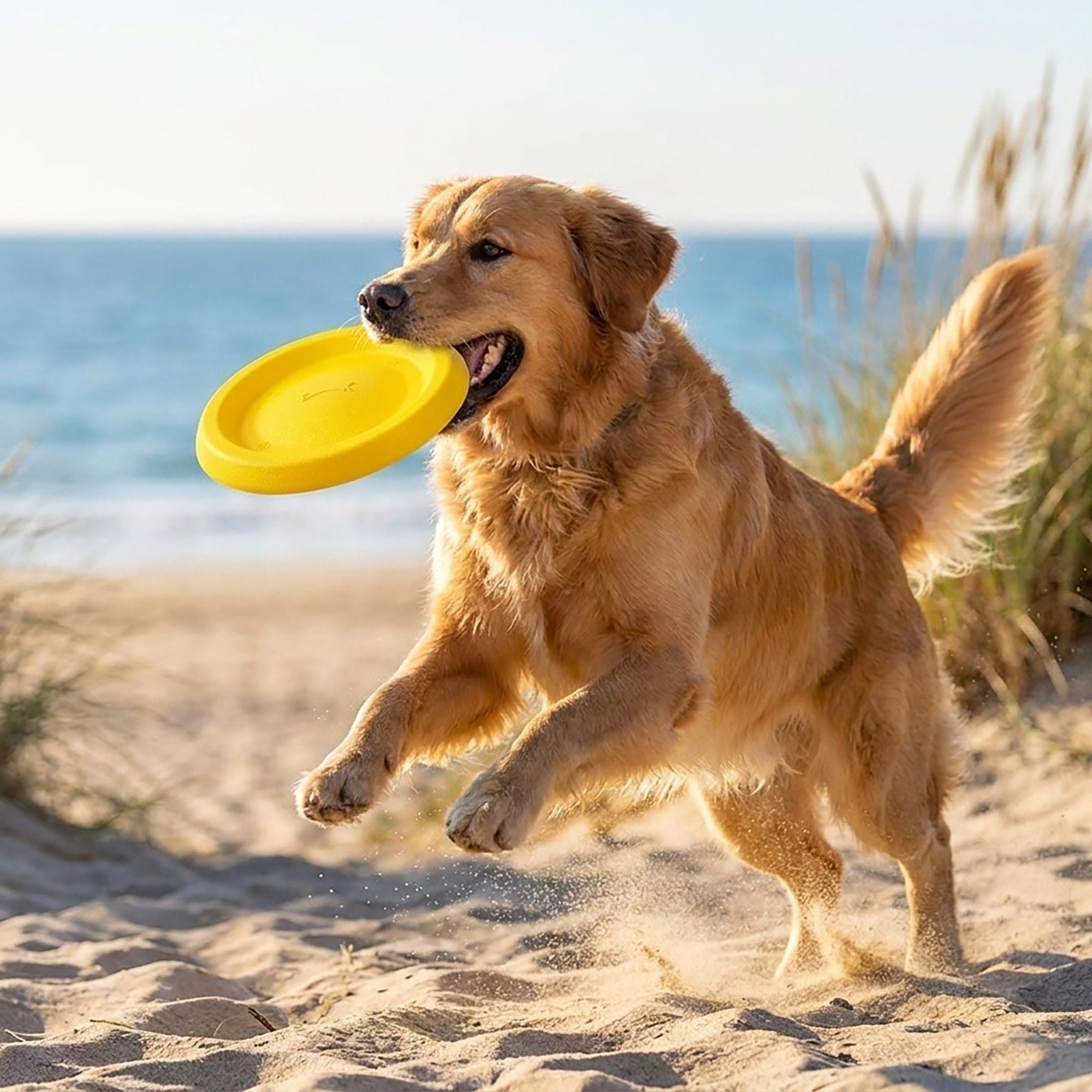 EVA Dog Toy Interactive Fetch Disc and Chew Ball Durable Play Toy for Dogs