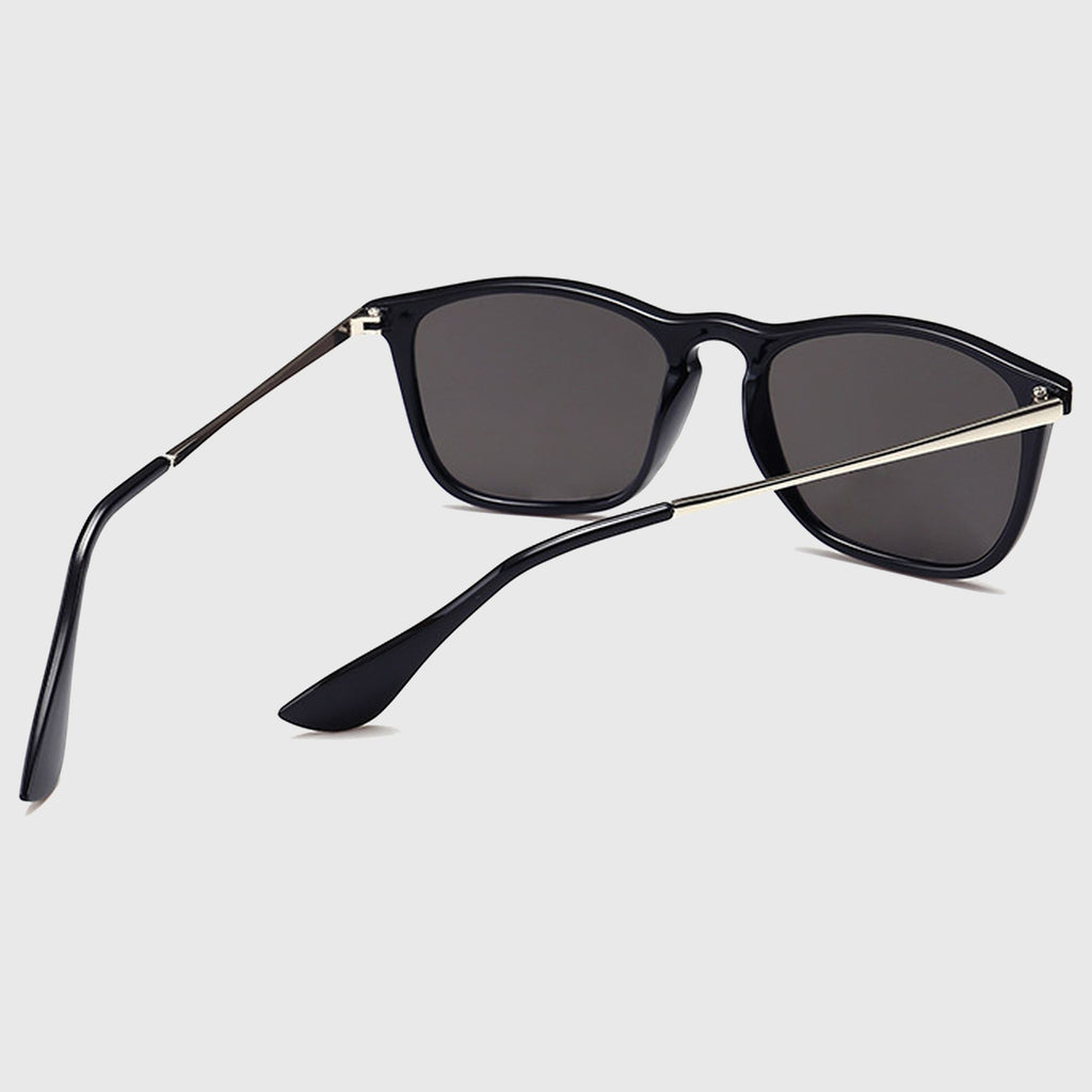 Anna-Kaci Women's Trendy Square Metal Arm Sunglasses