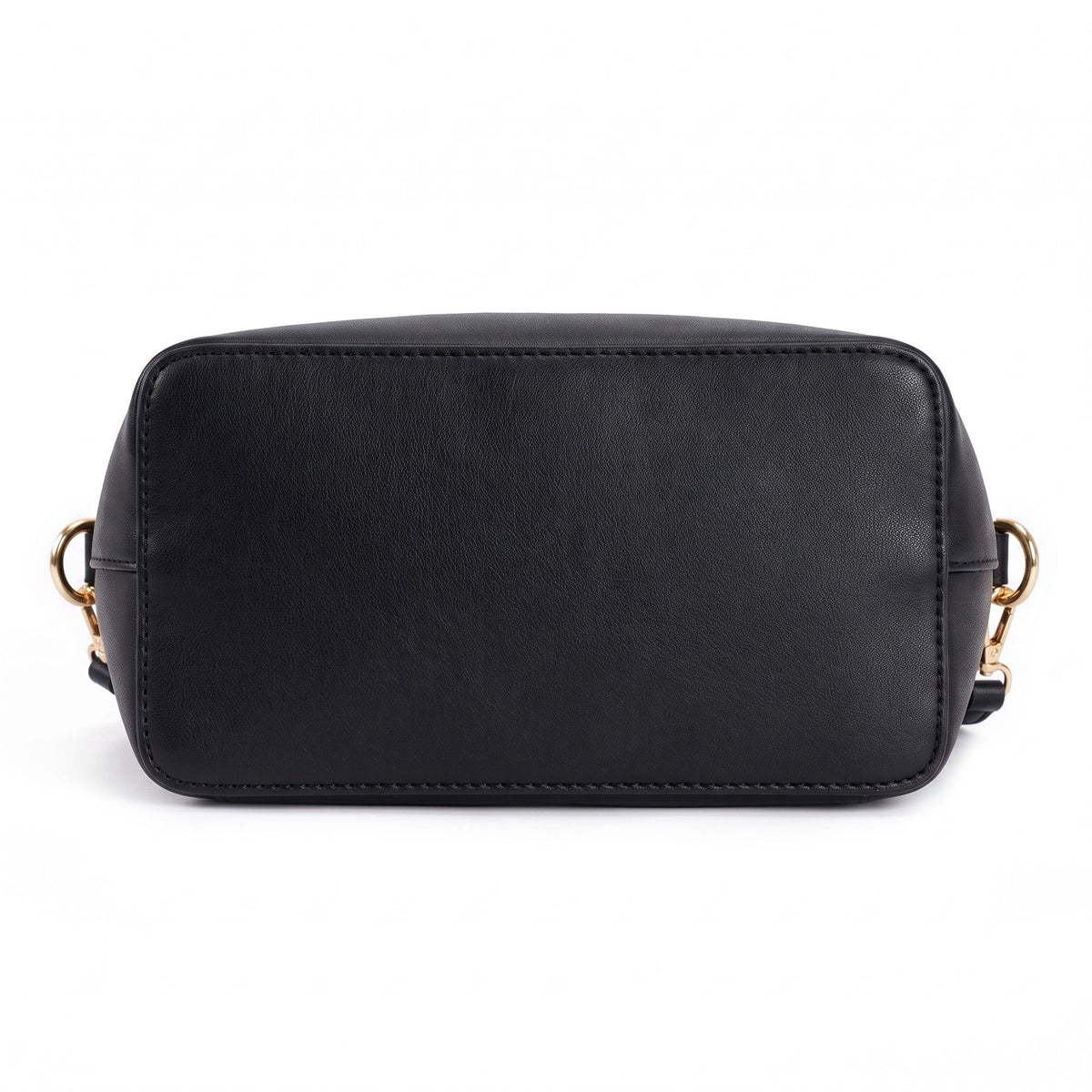 Bamboo Handle Satchel Bag with Detachable Shoulder Strap