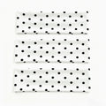 Polka Dot Stretch Headbands 3 Pack Soft Cotton Hair Bands Wide Headwrap for Daily Wear