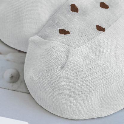 Anna-Kaci Women's 5pk Sheer Ankle Socks with Polka Dot Design