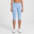 High Waist Capri Leggings Side Slit Cropped Workout Yoga Pants