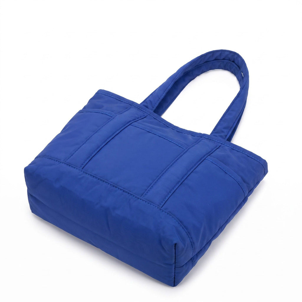 Lightweight Utility Tote Bag with Long Shoulder Straps and Exterior Pockets 9x7.5x4.5in