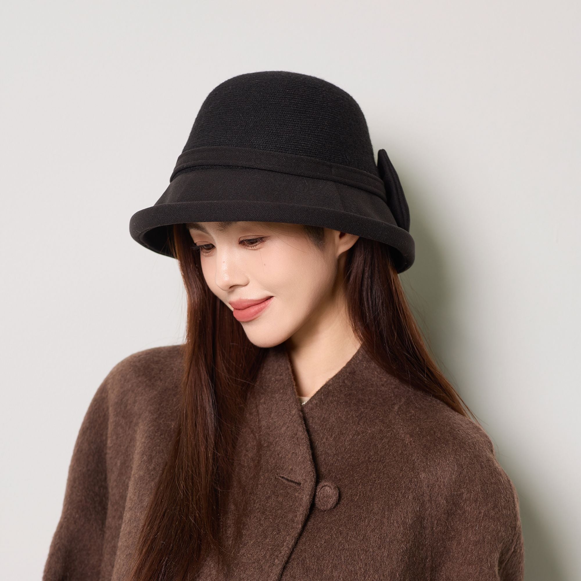 Anna-Kaci Women's Bow-Accented Cloche Hat