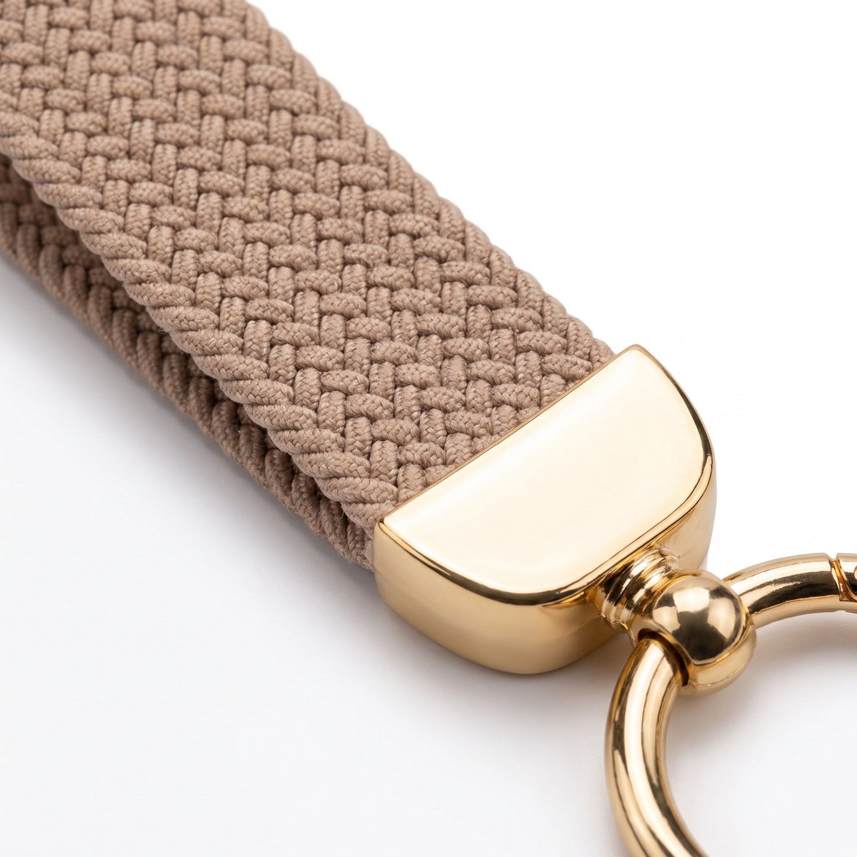 Woven Wristlet Keychain Strap with Hardware Kit