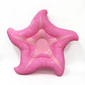 Inflatable Flower Pool Float with Lounger Seat and Wide Petal Shape